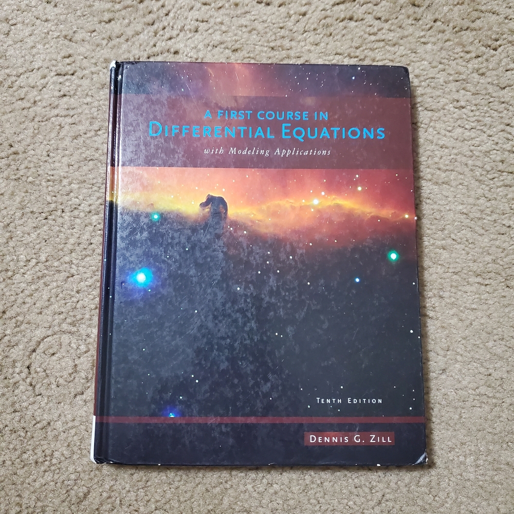 A First Course in Differential Equations Book